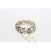 Unisex band skeleton face Ring Jewelry 925 Sterling Silver P 142
